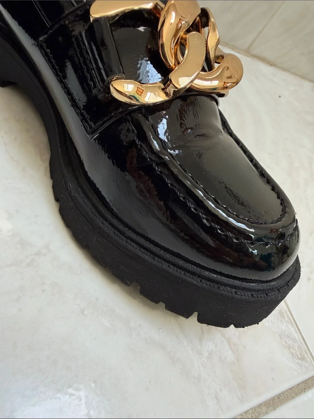 Girls chunk loafers size 13